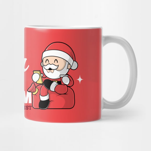 Santa saw your Instagram, you are on the naughty list by ArtsyStone